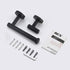KES Bathroom Accessories Hardware Set Toilet Paper Holder and Robe Towel Hook SUS304 Stainless Steel Round Wall Mounted Matte Black, LA20BKDG-21...