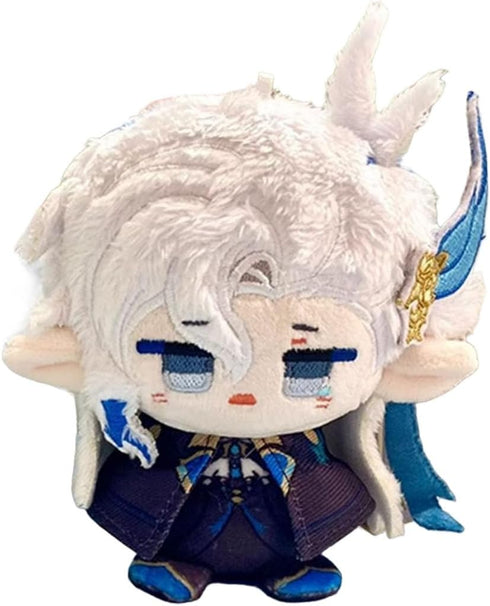 CALEMBOU Anime Charms Plush Keychain for Backpack, 4" Cute Chibi Plush Figure,Neuvillette Keychain Plushies Birthday for Fans...