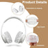 100PCS Headphone Ear Covers Disposable Earphone Overs Sanitary Non-Woven Stretch Earpad Covers Earcup Covers Fit for Most on Ear Headphones (6.5cm...
