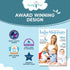 Tasty Tie Teething Tie, 3-in-1 Clip-on Baby Tie Crinkle Toy & Silicone Teether for 3-6-9-12-18 Month Babies | GOTS Certified Organic Cotton | Uniq...