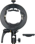 Godox S2 Speedlite Bracket for Bowens Mount, S-Type Holder Updated Version for Godox AD200Pro AD200 V1 V860II V860III V850II TT685II TT600 TT520II...