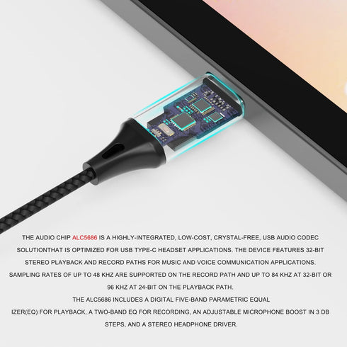 USB Type C Headphones Stereo in-Ear Earbud? Hi-Fi Digital DAC with Mic&Volume Control, Compatible with Samsung Galaxy S22/S21/S20/NOTE20, iPad Pro...