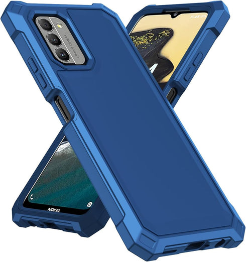 for Nokia C300 Case/Nokia G100 Case with Screen Protector,Nokia C300 Phone Case N155DL Front Back Full Body Protection,Nokia G100 N150DL Phone Cas...