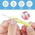 60PCS Oral Dental Hygiene Brush Tooth Cleaning Tool Soft Toothpick Interdental Brush Push-Pull Type Tooth Flossing Head for Braces...
