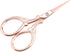 Antique Style Stitch Embossed Stainless Steel Scissors, Cutting Scissors Handle For Diy And Artwork Metal Scissors(Rose Gold)...