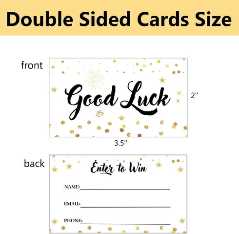 Raffle Box with 100 Raffle Tickets Gold Ballot Box with Slot Enter to Win Cards Suggestion Box Donation Box Collection Box...