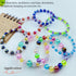 300 PCS 8mm Acrylic Round Beads Clear AB Colors Bubble Spacer Beads Loose Craft Beads for DIY Jewelry Making Bracelet Necklace Earring Ornament Wi...