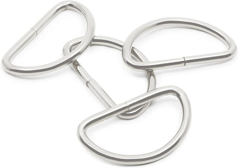 Dritz 1-1/2", 4 pc D Rings, 1-1/2-Inch, Nickel 4 Count...