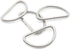 Dritz 1-1/2", 4 pc D Rings, 1-1/2-Inch, Nickel 4 Count...