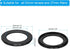 PATIKIL 52mm-37mm Metal Step Down Ring, Camera Lens Filter Adapter Ring Aluminum Filter Adapter Ring for Camera Lenses Hood, Black...