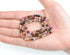 AD Beads Natural Watermelon Tourmaline Round Gemstone Beads15.5 (4mm)...