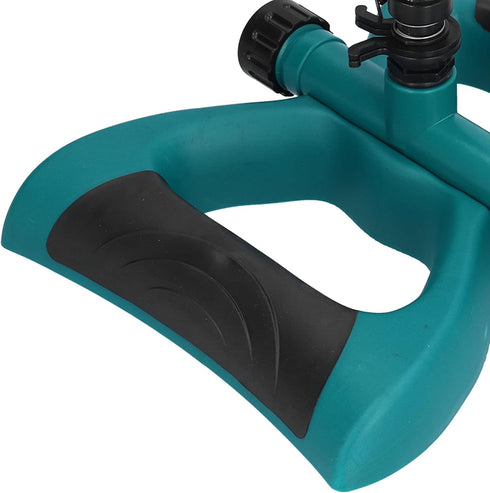 Automatic Sprinkler, Rubber?Coated Base Rotating Automatic Sprinkler Easy to Use for Nurseries for Watering Lawns for Gardens(Dark Green)...