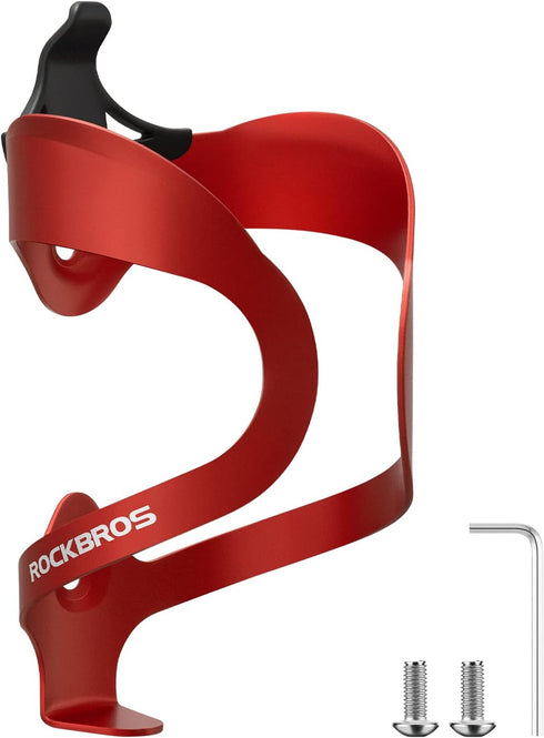 ROCKBROS Bike Water Bottle Holder-Lightweight Sturdy Alloy Aluminum Bike Water Bottle Cage Bike Cup Holder for Road Bike & Mountain Bike...
