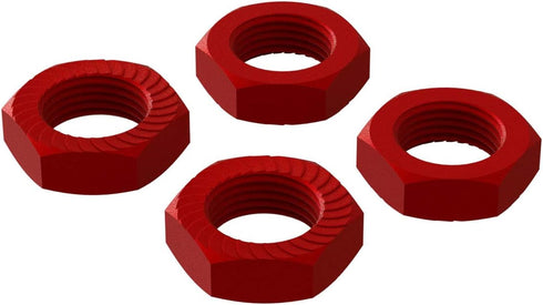 ARRMA Aluminum Wheel Nut, 17mm Red (4), ARA310906...
