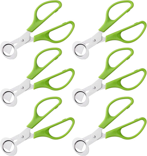 6Pcs Quail Egg Cutter Scissors Kitchen Egg Shears Tool (Green)...