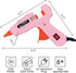 Glue Gun, Mini Hot Glue Gun Kit with 20 Glue Sticks, Hot Glue Guns for Crafts School DIY Arts Home Quick Repairs, Mini Glue Gun Pink...