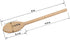Mini 8-Inch Long Wooden Spoons, Oval Wood Mixing Spoons for Baking, Stirring -Sauce Spoons Made of Natural Beechwood - Set of 6 mini wooden spoons...
