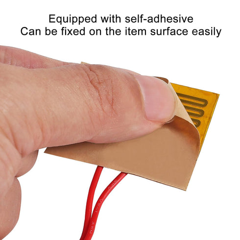 15pcs 30mmx40mm Film Heater Plate Adhesive Pad, PI Heating Elements Film 5V 1W Strip Heater Adhesive Polyimide Heater Plate (5V 1W 30mmx40mm)...