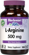 Bluebonnet Nutrition L-Arginine 500mg, Free-Form Amino Acid, Nitric Oxide Precursor*, Soy-Free, Gluten-Free, Non-GMO, Kosher Certified, Vegan, 100...