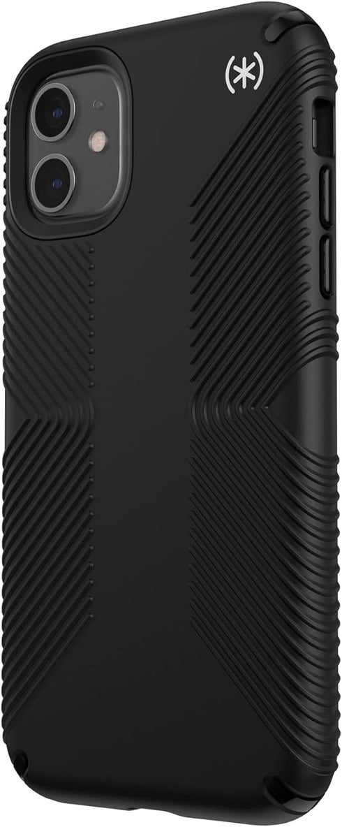 Speck iPhone 11 Case - Drop Protection, Shock-Absorbent Fits iPhone XR Case & iPhone 11 - Heavy Duty, Extra Grip Slim Design with Added Grip & Sof...