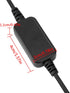 DROK USB to 12v Adapter - 5V to 12V Step Up Converter, Boost Converter Voltage Regulator with 5.5x2.5mm/3.5x1.35mm Ports and 1.2m Cable...