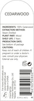 Cedarwood Essential Oil - 10 mL (1/3 oz) - Pure, Natural, Therapeutic Grade - for Diffuser, Massage, Stress Relief, Skin & Hair Care - Woody and E...