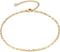 Gold Lace Chain Anklet,14K Gold Plated Boho Cute Dainty Foot Chain Ankle Bracelet Chain Anklet for Women...