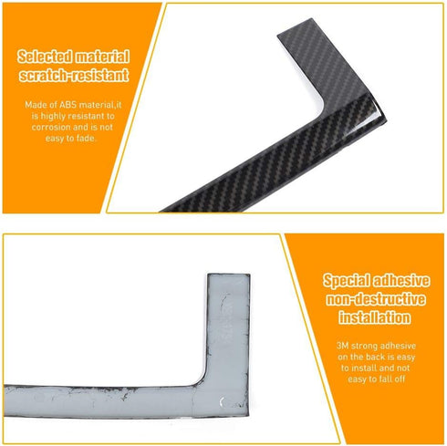 Hoolcar Center Console Storage Box Trim for 2010-2017 Dodge Ram, Carbon Fiber, 1PC...