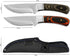 DOOM BLADE 8.27" Fixed Blade Hunting Knife with Sheath,Survival Knife,Bowie Knives,440C Stainless Steel Blade with Wood handle,Multifunction,Full ...