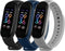 3 Pack Waterproof Band for Amazfit Band 5 Replacement Strap, Sport Band Silicone Amazfit Band 5 Wristbands Strap for Women Men...