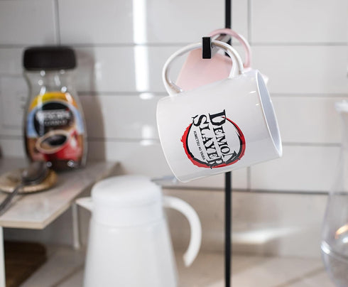 Surreal Entertainment Exclusive Demon Slayer: Kimetsu no Yaiba Logo Ceramic Mug | Official Anime Collectible Coffee Cup | Novelty Drinkware For Ho...