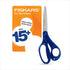 Fiskars 8" Teen Scissors for Ages 15+ - Scissors for School or Crafting - Back to School Supplies - Blue...