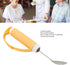 Special Supplies Adaptive Utensils,ANGGREK Eating Aids Spoon Easy Grip Stainless Steel Eating Aids Spoon Tableware Adaptive Utensils...