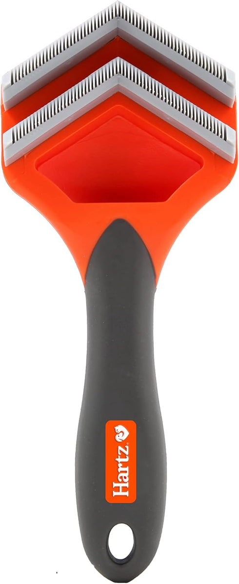Hartz Groomer's Best Fur Fetcher De-Shedder Dog Brush,Black...