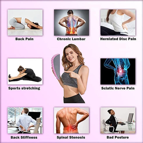 Refresh - Neck & Back Stretcher, Back and Neck Stretcher Posture Corrector, Lumbar Stretcher for Neck Pain Relief, Lower Back, Upper Back and Shou...