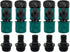 Plastic Garden Hose Quick Connect with Shutoff Valve Set Male and Female, 3/4” Quick Connectors with Valve for Water Hose Coupling, Quick Release ...