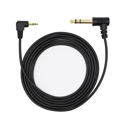 90 Degree 1/8 to 1/4 Stereo Audio Cable, Right Angle 3.5mm TRS Male to 6.35mm TRS Male Aux Cord for Guitar, Keyboard Piano, Laptop, Speaker and Am...