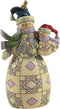 Enesco Jim Shore Heartwood Creek Snowman with Baby Hanging Ornament, Multicolor...