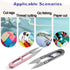 3pcs Sewing Scissors,4.27in Multi-Color Sharp Yarn Snips,Portable Mini Thread Cutters,Sewing Snips Trimming Nipper for DIY Supplies Embroidery Fis...