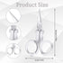 Folding Scissors, 4Pcs Stainless Steel Small Scissors Pocket Portable Foldable Travel Scissors Tiny Mini Craft Cutter...