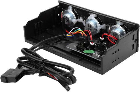 PC Front Panel Media Dashboard, PC Front Panel Speaker Stereo Surround Computer Case Builtin Mic Loudspeaker 5.25in Computer Case Front Bay...