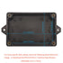 Zulkit Junction Box ABS Plastic Dustproof Waterproof IP65 Universal Electrical Boxes Project Enclosure with Fixed Ear Black 3.94 x 2.68 x 1.57 Inc...