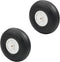 Fielect 3 inch RC Model Airplane Super Light Sponge Tire Tail Wheel Tire and Wheel Sets for RC Car Airplane PU Sponge Tire with Plastic Hub 2 Pcs...