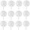 Suction Cup Hooks, Pack of 12 - Locking System - Extra Strong Vacuum Suction Power - Ideal Kitchen or Bathroom Hangers - For Towels, Bathrobes, Co...