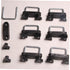 Luggage Rack Accessories Tools Car Automotive U Brackets Roof Rack Mounting Brackets Roof Rack Clamps Mounting Fitting Lock Nuts Roof Luggage Acce...