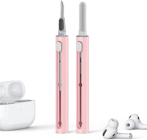 ?1 Pack? Cleaner Kit for AirPods Pro 1 2 3 Earbuds,Cleaning Kit Pen Shape with Soft Brush Flocking Sponge Tool for Bluetooth Earphones Headphones ...
