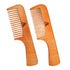3 PCS Peach Wooden Comb Women and Men Comb - Wide & Narrow Tooth (S023)...