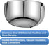 2pcs Double-wall Vacuum Insulated Stainless Steel316# Bowl, Anti-shatterproof Soup Bowl,Appetizer Snack Bowl,Ice Cream Bowl,Lightweight Salad Bowl...