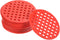 50 Pack Plant Pot Hole Mesh Pads - Round Rigid Bonsai Flowerpot Drainage Grid Screen Apply to Outdoor/Garden (2.5cm/1 Inch, Red)...