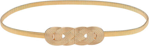 Giantree Women Skinny Belt, Metal Corset Belt Thin Waist Belt Stretch Waist Belt for Dress...